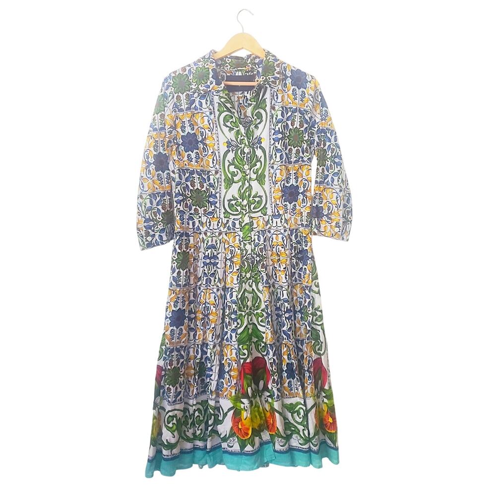 Samantha Sung Audrey Toile D'Italie Dress Size 10